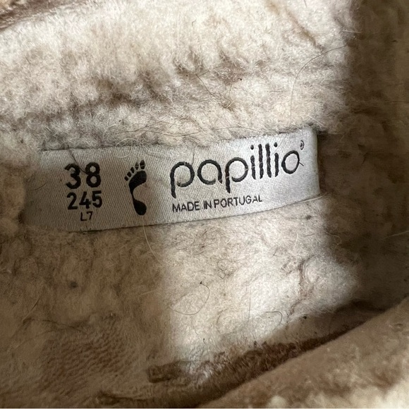 Birkenstock Papillo Arizona Big Buckle Teddy Bear Shearling Sandals Size EU 38 - Picture 8 of 9